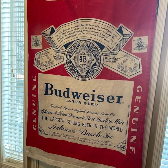Anheuser Busch Budweiser BIG Flag Banner - Picture 16 of 16